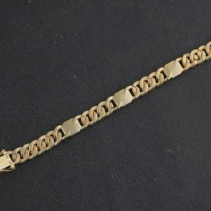 สร้อยคิวบาลิงค์แบบเต็มเส้นประดับเพชรฮิปฮอป ขนาด 13 มม. สีทอง/สีเงิน สไตล์ไมอามี่ ประดับเพชรไรน์สโตน สำหรับผู้ชาย - Product Image 5