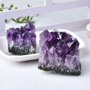 Uruguayan Thạch Anh Tím Tự Nhiên Cụm Nguyên Khối Pha Lê Geode Cho Trang Trí Nội Thất Demagnetization Trang Trí Chip Thủ Công Mỹ Nghệ Nguyên Đá Nhà - Product Image 2