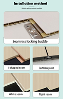 Panel Dinding Kayu Kustom Harga Terbaik Panel Dinding Komposit Kayu Panel Kayu Solid Alami untuk Kantor Rumah Ruangan