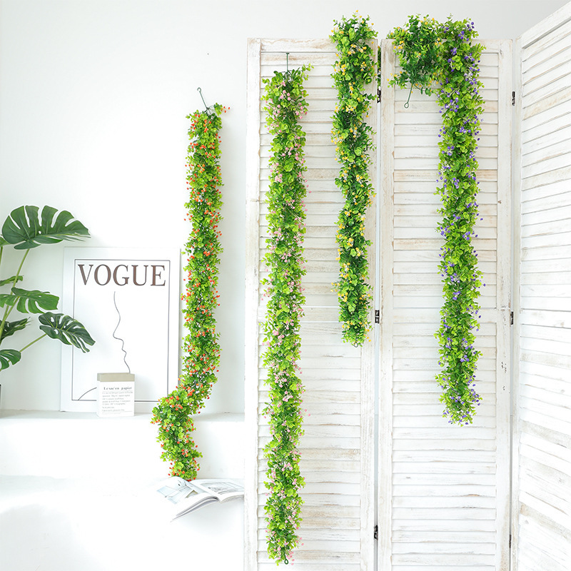 Wholesale Silk Artificial Eucalyptus Leaf Garland