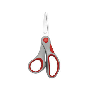 Children Scissors Stainless Steel Straight Head Reddish Gray Home Use Office Cutting Tools Bulk Size - Product Image 3