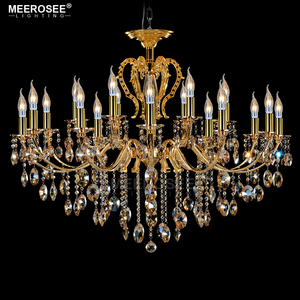 MEEROSEE in ferro battuto lampadario di cristallo lampada a sospensione lampada a sospensione Lustre De <span class=keywords><strong>Sala</strong></span> di cristallo illuminazione per foyer MD8459 - Product Image 6