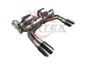 ท่อไอเสีย Vortex Stainless Steel Valvetronic สำหรับ McLaren 720S Coupe Catback Performance Muffler ปลายคาร์บอน - Product Image 6