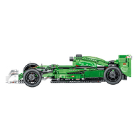 Simulación de coche deportivo R5 1:14 modelo montaje ladrillos vástago DIY montaje juguete RC coche Technol F1 bloques de construcción verde para venta al por mayor