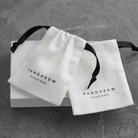 Sacs-cadeaux en coton Pochette à bijoux Écologique Petit sac à cordon en toile Sac à poussière pour parfum Lunettes Boucles d'oreilles Cosmétiques