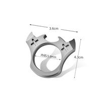 Outil de survie multifonctionnel portable en titane, type pince à ongles, OEM ODM personnalisé, pendentif EDC pour usage quotidien en extérieur, modèle QG005