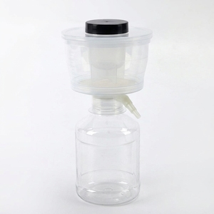 Filter Vakum OEM ODM Buatan Korea PES Filter Tutup Botol 500 mL Leher 45 mm Membran Tunggal dan Ganda - Product Image 2