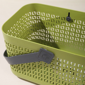 Lugzi Storage <b>Basket</b> 25cm X 16cm Rectangle Lightweight Handle Type <b>Bathroom</b> Toiletries Organizer - Product Image 3