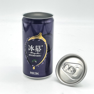 Fabrication de canettes en métal en vrac Remplissage de boissons gazéifiées pour boissons gazéifiées au thé 350ml 8.4 oz 12oz 16oz 1 litre Canette en aluminium avec bouchon - Product Image 5