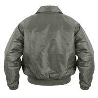 Veste de vol imperméable OEM uniforme pour temps froid fermeture à glissière longue coupe-vent respirant solide pour l'automne