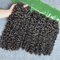 Extensions de Cheveux Humains Bruts Vague Indienne Bouclés Cambodgiens Naturel Ondulé Vietnamien Brut Birman Bouclés Paquets de Cheveux Humains Vente en Gros