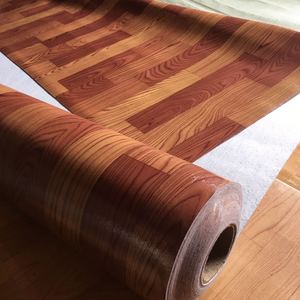 Rouleaux de revêtement de sol en <span class=keywords><strong>vinyle</strong></span>/linoléum PVC 0.35/0.7mm Revêtement de sol en plastique bon marché ASX Moderne Intérieur Flottant HENAN Bois lisse - Product Image 2
