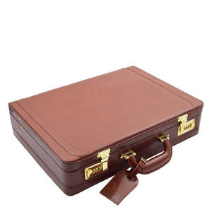 Maletín de Cuero Negro para Portátil, Caja de Regalo, Estuche para Lápices, Maletín Vintage para Hombre, Estuche de Viaje para Joyas con Cerradura - Product Image 6
