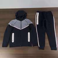 Veste de sport d'extérieur YCF personnalisée 2026 pour homme avec logo, capuche, imprimé décontracté, bande réfléchissante, revêtement en caoutchouc laminé, couche d'air supérieure
