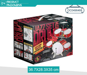 Batterie de <span class=keywords><strong>jazz</strong></span> musicale pour enfants, haute simulation, 5 tambours, avec chaise - Product Image 5