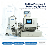 Machine à coudre industrielle automatique à commande électronique avec auto-vérification, 2, 3 ou 4 trous, point noué simple, pour la production de vêtements