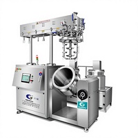 Machine de traitement automatique de pâte de tomate 50L avec homogénéisateur, pompe, moteur, engrenage, contrôle PLC et niveau de sécurité élevé pour l'émulsification sous vide