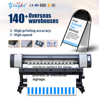 Impresora de Inyección de Tinta Eco Solvente Yinghe 1900I, Nueva, de Formato Ancho de 1.89M, Rollo a Rollo, Totalmente Automática, para Pancartas, Vinilo, Papel Fotográfico