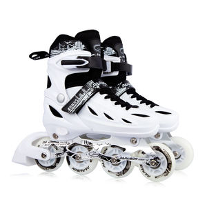 Patines en Línea Blancos y Negros OEM ODM al Mejor Precio con Ruedas de PU, Patines de Ruedas con Botas Rígidas para Niños y Adultos - Product Image 4