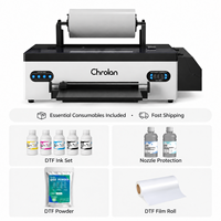 Imprimante jet d'encre blanche A3 DTF semi-automatique avec agitateur de pigment pour l'impression textile par transfert thermique