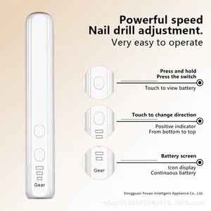 Máquina Portátil <span class=keywords><strong>de</strong></span> Taladro <span class=keywords><strong>de</strong></span> <span class=keywords><strong>Uñas</strong></span> Recargable por USB, Baterí<span class=keywords><strong>a</strong></span> <span class=keywords><strong>de</strong></span> Larga Duración, <span class=keywords><strong>Lima</strong></span> <span class=keywords><strong>de</strong></span> <span class=keywords><strong>Uñas</strong></span> Profesional, Tipo <span class=keywords><strong>de</strong></span> Almacenamiento Eléctrico - Product Image 4