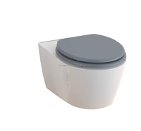 Conception en forme de O meilleure vente modèle fermeture douce PP housse de siège de toilette bonne qualité couvercle wc