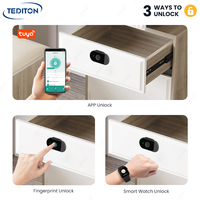 Bureau fichier Tuya sans fil doigt système de verrouillage intelligent serrures numériques armoire Nfc Rfid biométrique empreinte digitale tiroir casier serrure