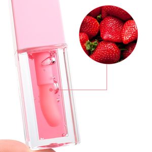 Hot Selling Big Brush Plant Clear Lip Plumper Oil <b>No</b> <b>Logo</b> Customized Scent Vegan Mineral Moisturizing Long-lasting 23 Flavors - Product Image 3