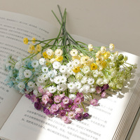 Gypsophila Buatan Segar untuk Dekorasi Rumah, Latar Belakang Fotografi, Bunga Buatan Kelas Atas, Desain Dekorasi Lembut, Ornamen Pernikahan