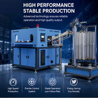 Machine de soufflage de bouteilles en plastique PET à grande vitesse, entièrement automatique, 1 cavité, contrôlée par PLC, à moteur, économe en énergie