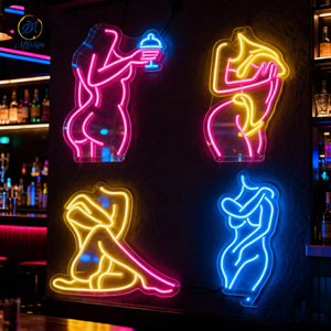 Insegna al Neon LED Personalizzata con Logo, Scritta 'Happy Birthday', per Matrimoni, Dropshipping, Decorazione per Camera da Letto, Feste <span class=keywords><strong>e</strong></span> Casa - Product Image 2