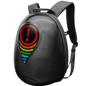 กระเป๋าเป้สะ<span class=keywords><strong>พ</strong></span>ายหลัง LED ฟันสีฟ้าอัจฉริยะ<span class=keywords><strong>พ</strong></span>ร้อมแผงป้าย LED สีสันสดใสและกระเป๋า Daypack แล็ปท็อป DIY แบบตั้งโปรแกรมได้ - Product Image 1