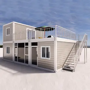 guangdong guangzhou custom newest luxury designed container shelter homes modified mobile flat pack houses with 2 3 beds