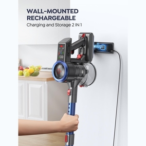 Máy hút bụi không dây với màn hình LED, động cơ không chổi than, thời gian chạy tối đa 50 PHÚT với pin có thể tháo rời, 6 trong 1 Model A25 - Product Image 2