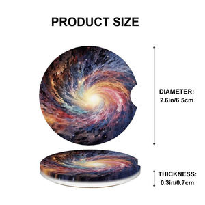 Ceramic <b>Car</b> Coasters 2 Piece Anti Slip Dashboard Holder <b>Accessories</b> - Product Image 6