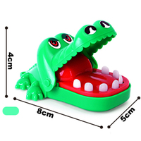 Jeu de jouets en forme de dents de crocodile pour enfants, jeu de morsure de doigts de crocodile, jeu amusant de dents d'alligator