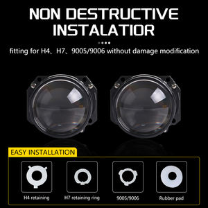 Sanvi Factory <span class=keywords><strong>precio</strong></span> bajo nuevo 2,5 pulgadas S6 Pro Bi Led proyector lente 6000K 48 W/pcs Led lente faros para <span class=keywords><strong>coche</strong></span> - Product Image 4