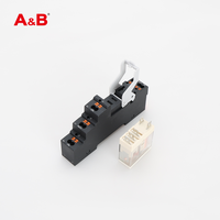 Relais électromagnétique miniature ABRT1C0024L, alimenté en courant alternatif, 5P 16A 300V, contact en alliage d'argent, borne enfichable, étanche, usage général