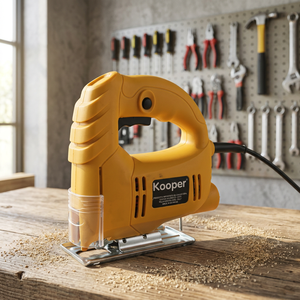 Sierra de calar industrial Kooper de 400W para bricolaje, para metal y madera, alimentación eléctrica/batería, corte a 45 grados, certificación GS - Product Image 3