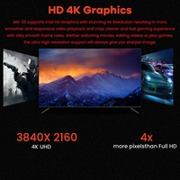 Mini arbre puissant Mini PC AMD R yzen 5 2500U R7 3750H Quad Core Vega 8 graphique 2 * DDR4 M.2 ordinateur de bureau Win10 4K HD2.0 DP AC