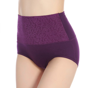 Sous-vêtements pour femmes respirants et légers à taille haute, taille L-4XL, string, culotte, coton, élasthanne, séchage rapide, antibactérien - Product Image 1