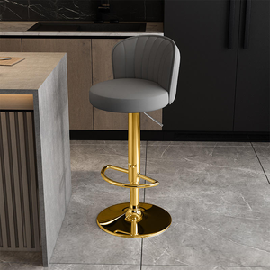 Sillas de Bar de Diseño Redondo Clásico al por Mayor, Sillas de Bar Elegantes y Sencillas de Alta Calidad para la Cocina - Product Image 4