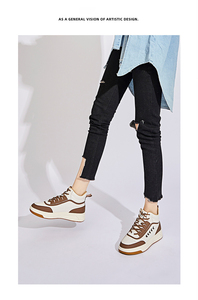 Women's Versatile Velvet Casual <strong>Shoes</strong> for Winter 2026 Lace-Up Closure Genuine Leather Fashion Trend Cotton Lining Students <strong>Lunar</strong> - Product Image 6