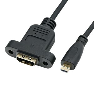 Câble d'extension Micro Hdmi mâle vers Hdmi femelle, plaqué or 30g, cuivre sans oxygène pour connexion haute définition - Product Image 4