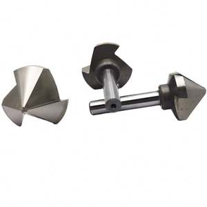 Juego de 6 brocas de fresado HSS de 3 filos para avellanado a 90 grados - Product Image 3