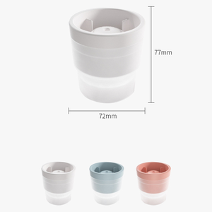 Bandeja de cubitos de hielo de silicona reutilizable de 6cm <span class=keywords><strong>Besafe</strong></span>, molde para Hacer bolas de hielo redondas circulares esféricas grandes para whisky, herramientas para hacer helados - Product Image 4