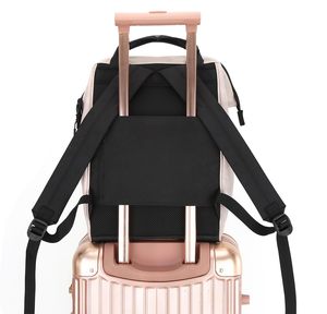 กระเป๋าเป้สะพายหลังสำหรับใส่แล็ปท็อปขนาด 14.9 นิ้ว สำหรับผู้หญิง ความจุขนาดใหญ่ กันน้ำ กระเป๋าเดินทางพร้อมโพลีเอสเตอร์และซิปปิด สำหรับผู้ชายและผู้หญิง - Product Image 6