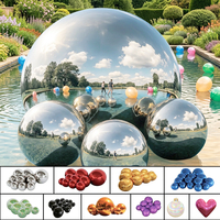 Énorme boule miroir gonflable en PVC holographique argenté, durable, imprimée, pour événements publicitaires en extérieur