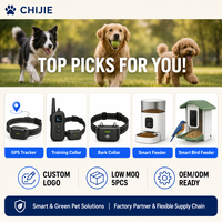 Chijie IPX6 - Control Remoto Inalámbrico para Perros con Pantalla LCD Inteligente, Resistente al Agua, Batería Recargable, Larga Duración de la Batería, Aprobado por CE y FCC