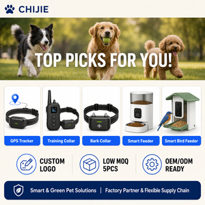 Chijie IPX6 Écran LCD intelligent étanche, certifié CE FCC, batterie rechargeable, télécommande sans fil, longue durée de vie de la batterie, pour chien - Product Image 5